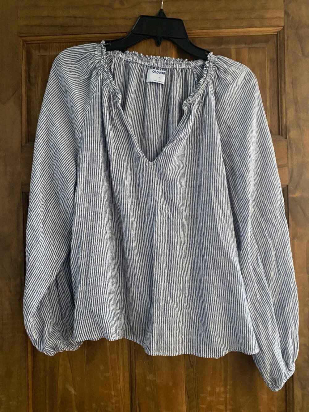 Old Navy stripe blouse